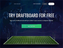 Tablet Screenshot of draftboard.com